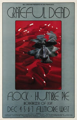 BG205 - The Grateful Dead Poster - Fillmore Auditorium (04 - Dec - 69) Condition - 1.5