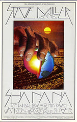 BG214 - Steve Miller Poster - Fillmore Auditorium (29 - Jan - 70) Condition - 1