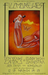 BG223 - Ten Years After Poster - Fillmore Auditorium (12 - Mar - 70) Condition - 1