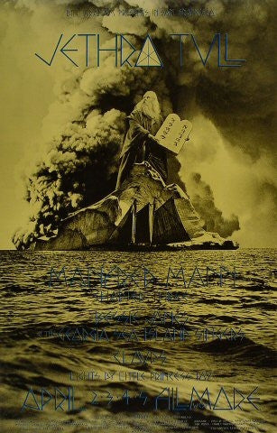 BG226 - Jethro Tull Poster - signed singer - Fillmore Auditorium (02 - Apr - 70) Condition - 2