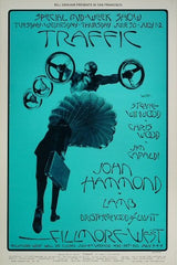 BG241 - Traffic with Stevie Winwood, Chris Wood Poster - Fillmore Auditorium (30 - Jun - 70) Condition - 1.5