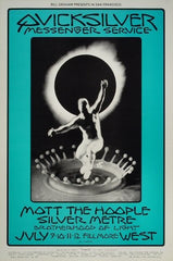 BG242 - Quicksilver Messenger Service Poster - Fillmore Auditorium (09 - Jul - 70) Condition - 1