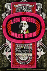 BG252 - Leon Russell Poster - Fillmore Auditorium (15 - Oct - 70) Condition - 1