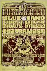 BG261 - Butterfield Blues Band Poster - Fillmore Auditorium (17 - Dec - 70) Condition - 1