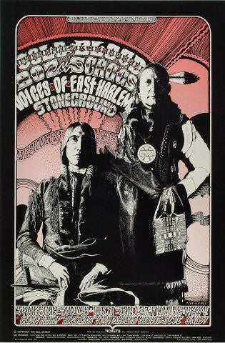 BG264 - Cold Blood Poster - Fillmore Auditorium (31 - Dec - 70) Condition - 1