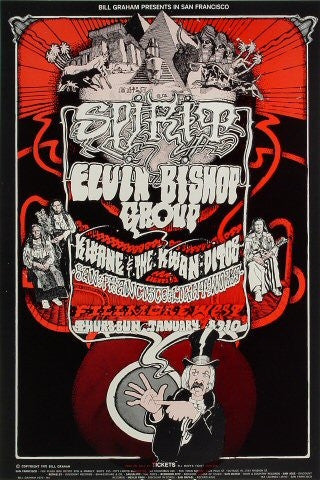 BG265 - Spirit Poster - Fillmore Auditorium (07 - Jan - 71) Condition - 1