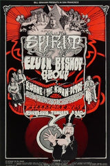 BG265 - Spirit Poster - Fillmore Auditorium (07 - Jan - 71) Condition - 1