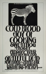 BG282 - Cold Blood Poster - Fillmore Auditorium (27 - May - 71) Condition - 1