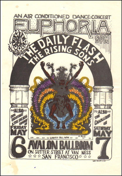 FD007 - Daily Flash Handbill - Avalon Ballroom (06 - May - 66) Condition - 2