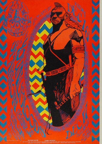 FD039 - The Youngbloods Poster - Avalon Ballroom (16 - Dec - 66) Condition - 1.5