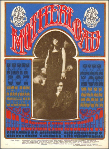 FD060 - Big Brother & The Holding Company Postcard - Avalon Ballroom (05 - May - 67) Condition - 0