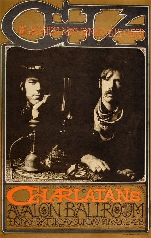 FD063 - Charlatans Poster - Avalon Ballroom (26 - May - 67) Condition - 1.5