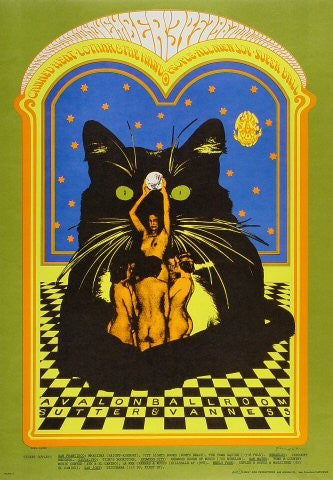 FD090 - Canned Heat Poster - Avalon Ballroom (03 - Nov - 67) Condition - 1.5