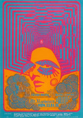 FD093 - Big Brother & The Holding Company Postcard - Avalon Ballroom (24 - Nov - 67) Condition - 1.5