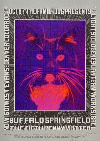 FDD05 - Buffalo Springfield Poster - Family Dog - Condition - 2