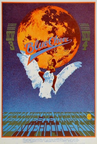 FDD10 - Blue Cheer Poster - Family Dog - Condition - 1.5