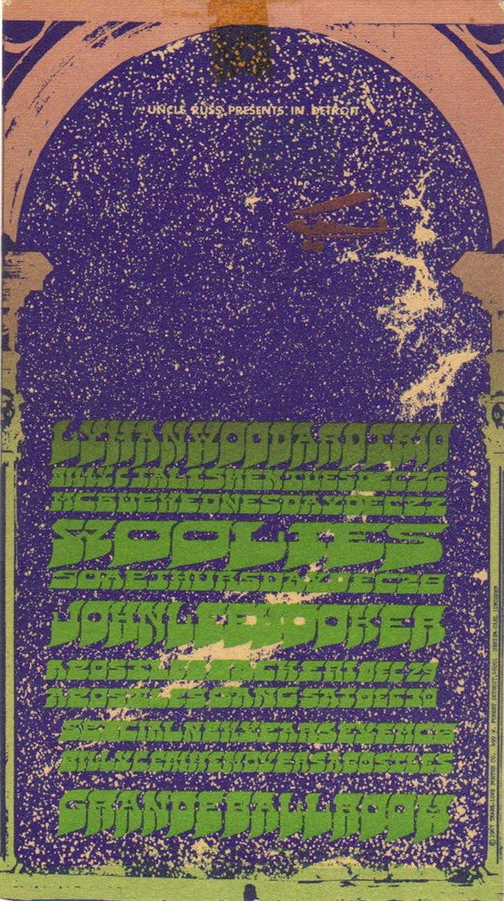 GB16 - MC5 Postcard - Grande Ballroom (24 - Jan - 69) Condition - 2.0