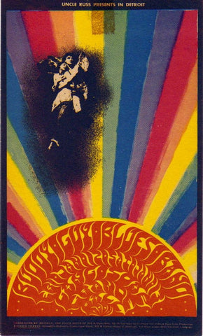 GB18 - The Byrds Postcard - Grande Ballroom (16 - Feb - 68) Condition - 2.0
