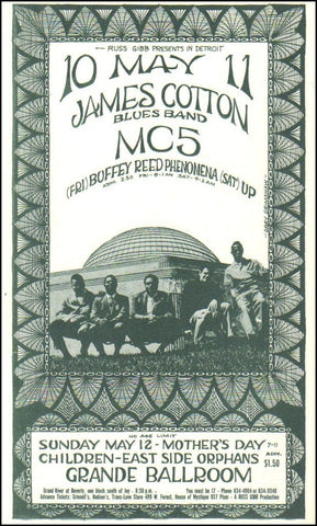 GB35 - The Paupers Postcard - Grande Ballroom (03 - Nov - 67) Condition - 1