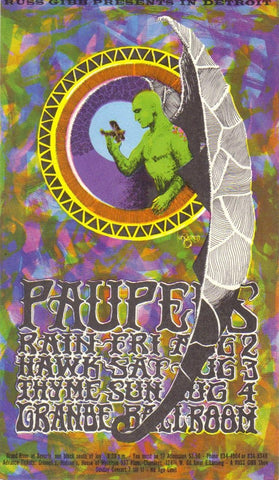 GB47 - Kensington Market Postcard - Grande Ballroom (18 - Oct - 68) Condition - 1