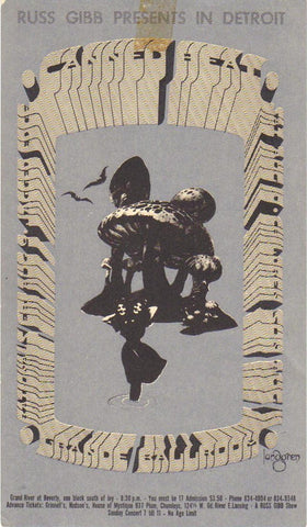 GB48 - Vanilla Fudge Postcard - Grande Ballroom (15 - Dec - 67) Condition - 1