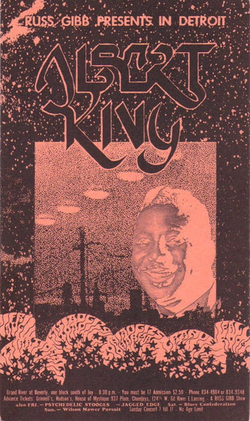 GB50 - The Fugs Postcard (PINK/SALMON) - Grande Ballroom (29 - Mar - 68) Condition - 1.5