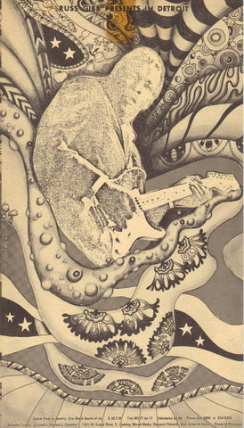 GB63 - Chambers Brothers Postcard - Grande Ballroom (01 - Dec - 67) Condition - 2